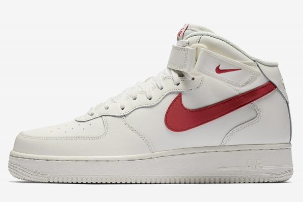 Nike Air Force 1 Mid '07 Sail/University Red 315123-126 - Shop the Classic Mid-Top Sneakers