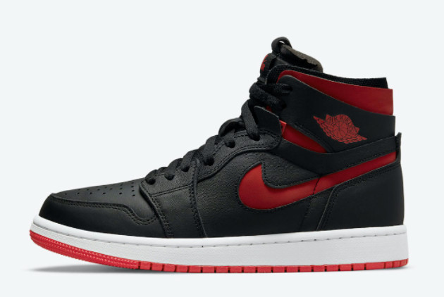 Air Jordan 1 Zoom CMFT 'Bred' Black/University Red-White, CT0979-006 - Premium Comfort and Style