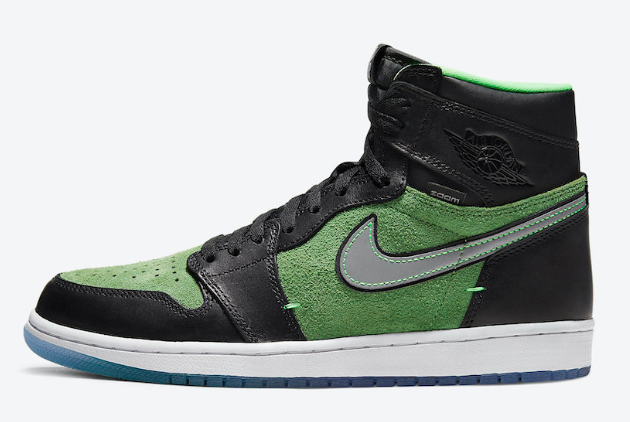 Air Jordan 1 High Zoom 'Rage Green' CK6637-002: Exquisite design and superior comfort for sporty style