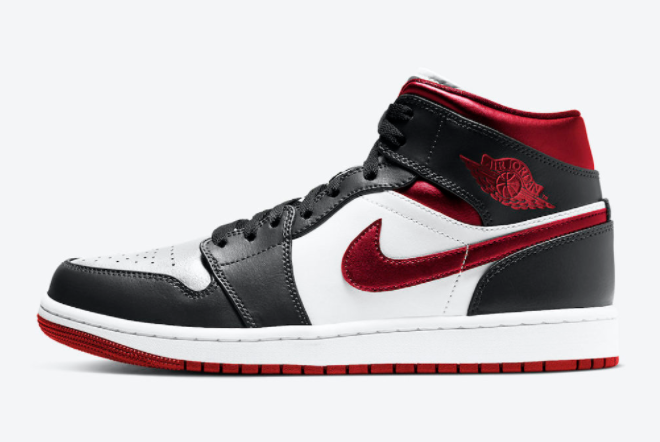 Air Jordan 1 Mid 'Metallic Red' 554724-122: Iconic Style and Striking Red Metal Finish