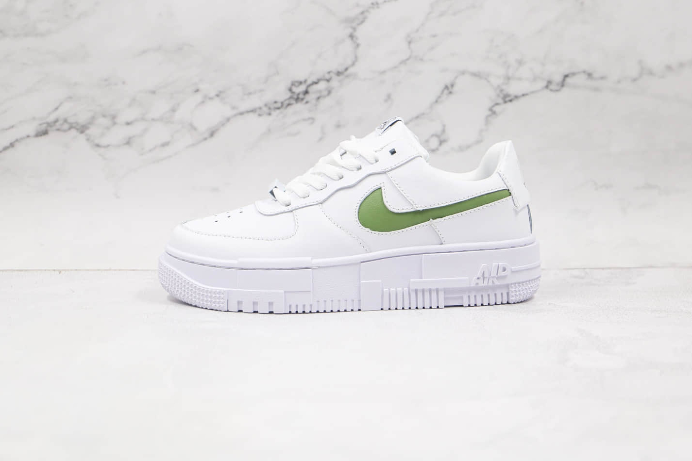 Nike Air Force 1 Pixel White Green Shoes CK6649-005 - Stylish Footwear for Women